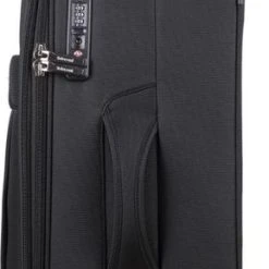 Kopen ???? Decent D-Upright Medium Koffer - 66 Cm Expandable - TSA Slot - Zwart ❤️ -New Rebels shop 289x840