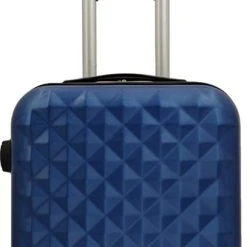 Begroting ⭐ SB Travelbags 'Expandable' ???? Handbagage Koffer 55cm 4 Wielen Trolley - Blauw ????