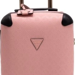 Aanbiedingen ???? Guess ???? Handbagage Koffer / Trolley / Reiskoffer - 45.5 Cm - 25 Liter - Wilder - Roze ????