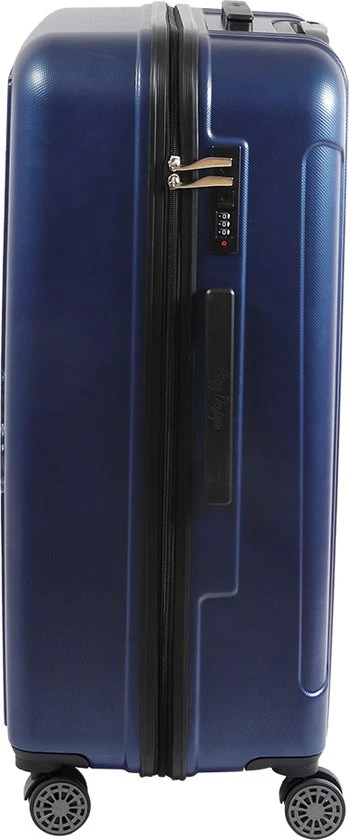 Korting ❤️ Biggdesign Ocean Reiskoffer - Ruimbagage Koffer - Blauw - Medium ???? 5 Korting ❤️ Biggdesign Ocean Reiskoffer - Ruimbagage Koffer - Blauw - Medium ???? - Afbeelding 3