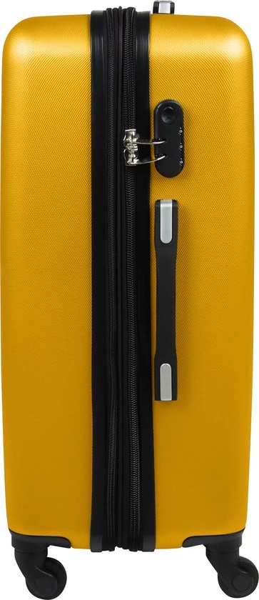 Aanbiedingen ???? Madisson - Reis Koffer - Lichtgewicht Koffer - 4 Wielen - 60 Cm - Cijferslot - Geel - Black Friday 2022 ???? 4 Aanbiedingen ???? Madisson - Reis Koffer - Lichtgewicht Koffer - 4 Wielen - 60 Cm - Cijferslot - Geel - Black Friday 2022 ???? - Afbeelding 2