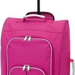 Kopen ⌛ Merkloos ???? Handbagage Reiskoffer/trolley Roze 55 Cm - Reistassen Op Wielen ????