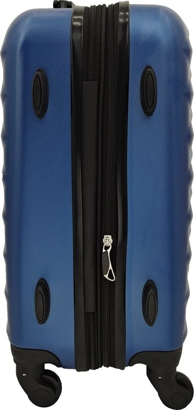 Begroting ⭐ SB Travelbags 'Expandable' ???? Handbagage Koffer 55cm 4 Wielen Trolley - Blauw ???? 4 Begroting ⭐ SB Travelbags 'Expandable' ???? Handbagage Koffer 55cm 4 Wielen Trolley - Blauw ???? - Afbeelding 2