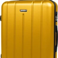 Beste Verkoop ⭐ Madisson - Reis Koffer - Lichtgewicht Koffer - 4 Wielen - 49 Cm - Cijferslot - Geel - Black Friday 2022 ⌛ -New Rebels shop 415x840 14