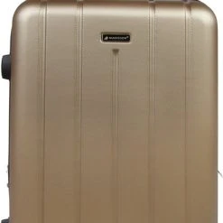 Beste Verkoop ???? Madisson - Reis Koffer - Lichtgewicht Koffer - 4 Wielen - 49 Cm - Cijferslot - Champagne - Black Friday 2022 ❤️