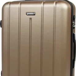 Beste Verkoop ???? Madisson - Reis Koffer - Lichtgewicht Koffer - 4 Wielen - 49 Cm - Cijferslot - Champagne - Black Friday 2022 ❤️ -New Rebels shop 415x840 16