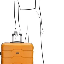 Beste deal ???? Beagles Originals Comfy Travel Grote Koffer - 74 Cm - Okergeel ???? -New Rebels shop 434x840 3