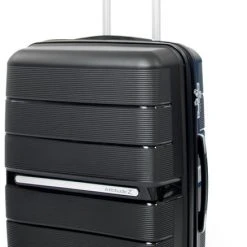 Hete verkoop ⌛ Attitudez EliteZ Reiskoffer Medium Zwart 67cm - TSA-slot - Uitbreidbaar ????