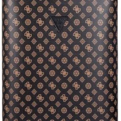 Uitgang ???? Guess Travel Dames Reiskoffer - Brown ✔️ -New Rebels shop 468x840