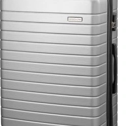 New Rebels shop 20 Beste deal ???? Swiss Alpine 2.0 - Reiskoffer- 77 Cm - 4 Wielen - Zilver ????