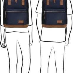 Beste deal ⭐ Enrico Benetti Santiago 46161 Laptoprugzak Met 15" Laptopvak - Blauw ???? -New Rebels shop 481x840 1