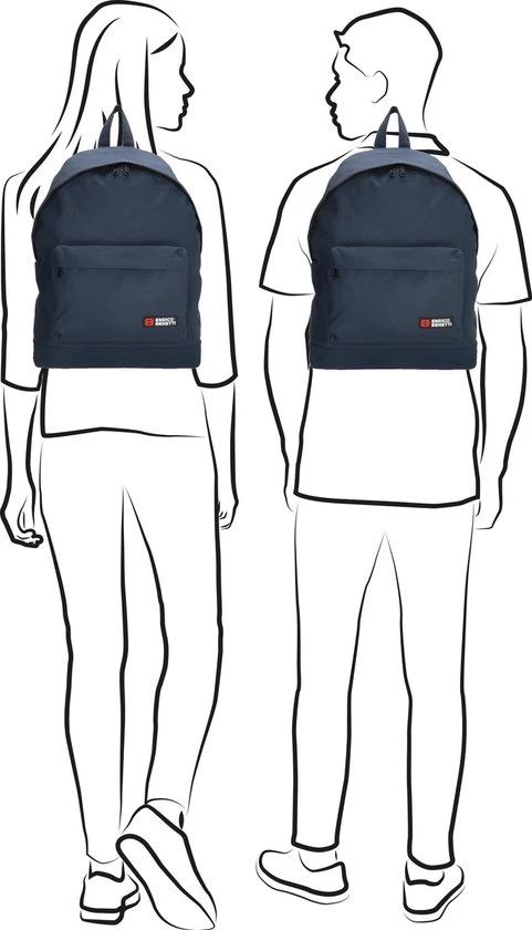 Korting ✨ Enrico Benetti Amsterdam Rugzak - 19 Liter - 54121 - Donkerblauw ✔️ 4 Korting ✨ Enrico Benetti Amsterdam Rugzak - 19 Liter - 54121 - Donkerblauw ✔️ - Afbeelding 2