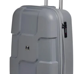 Beste Verkoop ???? ©TROLLEYZ - Venice No.10 - Trolley - 55cm Met TSA Slot - Dubbele Wielen - 360° Spinners - 100% Polypropyleen - ???? Handbagage Koffer In Silver Stone ❤️ -New Rebels shop 495x840 1