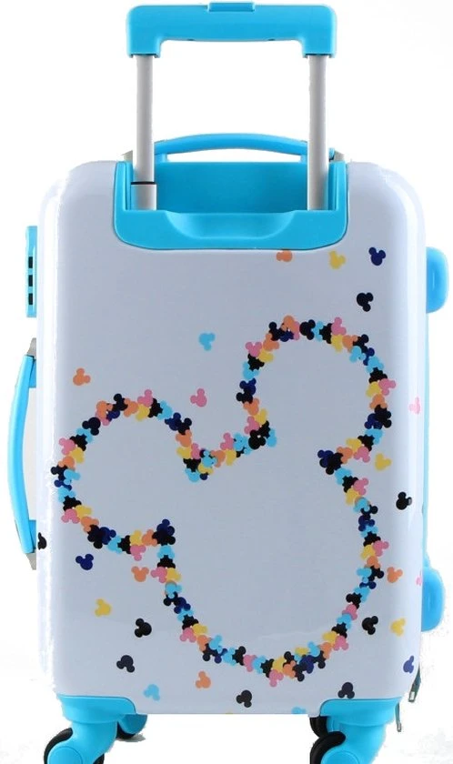 Nieuw ???? Disney Koffer Mickey Mouse 34 Liter 55 X 34 Cm Abs Wit/blauw ???? 4 Nieuw ???? Disney Koffer Mickey Mouse 34 Liter 55 X 34 Cm Abs Wit/blauw ???? - Afbeelding 2