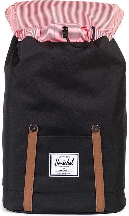 Gloednieuw ❤️ Herschel Retreat - Black/Tan Synthetic Leather / Rugzak Met 15" Fleece Gevoerd Laptopvak - 19.5L Opbergruimte - Magnetische Sluiting / Met Levenslange Fabrieksgarantie / Limited Lifetime Warranty / Zwart ???? 27 Gloednieuw ❤️ Herschel Retreat - Black/Tan Synthetic Leather / Rugzak Met 15" Fleece Gevoerd Laptopvak - 19.5L Opbergruimte - Magnetische Sluiting / Met Levenslange Fabrieksgarantie / Limited Lifetime Warranty / Zwart ???? - Afbeelding 25