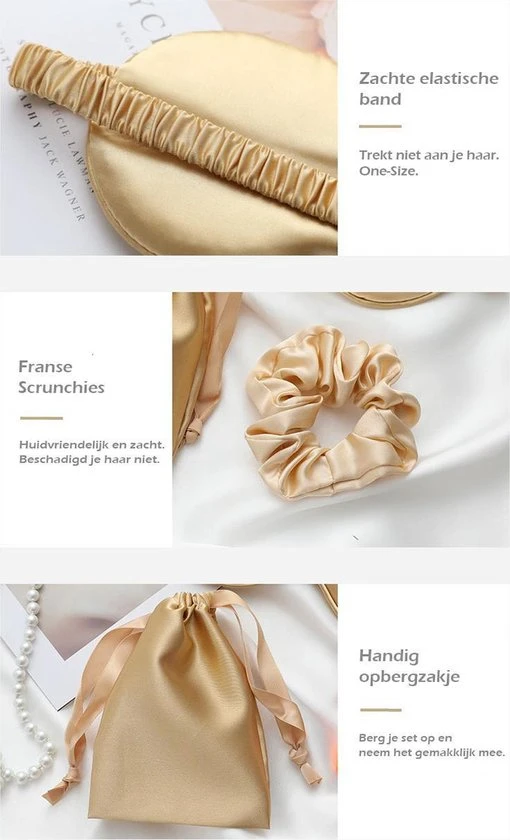 Hete verkoop ✔️ Malinsi Slaapmasker 3-in-1 Bijpassend Zakje En Scrunchie - Zwart - Oogmasker - Vrouwen - Zijde - Slaapmaskers - Slaap - Cadeau Voor Haar - Sinterklaas & Kerst ???? 5 Hete verkoop ✔️ Malinsi Slaapmasker 3-in-1 Bijpassend Zakje En Scrunchie - Zwart - Oogmasker - Vrouwen - Zijde - Slaapmaskers - Slaap - Cadeau Voor Haar - Sinterklaas & Kerst ???? - Afbeelding 3