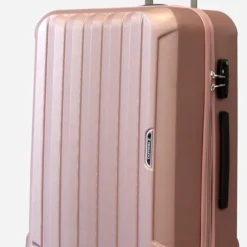 Uitgang ???? ©TROLLEYZ - Bali No.22 - Reiskoffer 69cm Met TSA Slot - Dubbele Wielen - 360° Spinners - 100% ABS - Reiskoffer In Cosmopolitan Pink ????