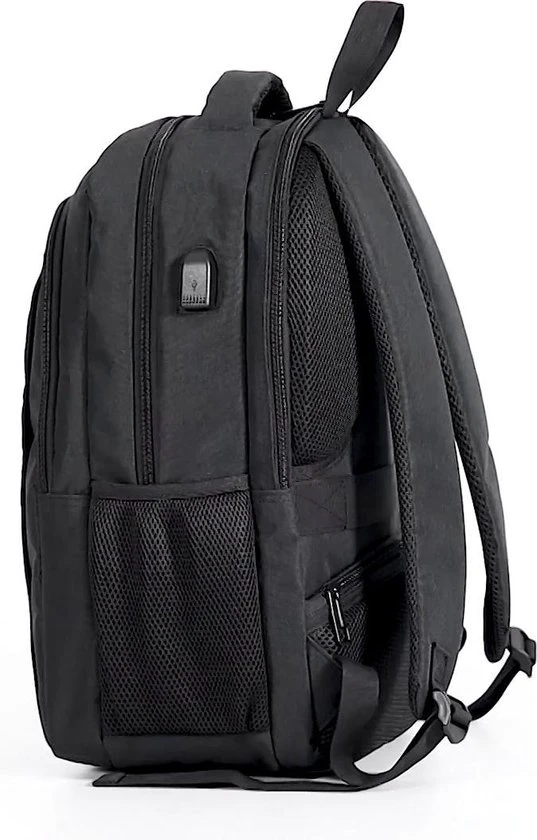 Flash-uitverkoop ⭐ Kono Rugzak - Schooltas - 15,6 Inch Laptop Rugtas - Dames/Heren - 28L - Waterafstotend - Zwart ???? 4 Flash-uitverkoop ⭐ Kono Rugzak - Schooltas - 15,6 Inch Laptop Rugtas - Dames/Heren - 28L - Waterafstotend - Zwart ???? - Afbeelding 2