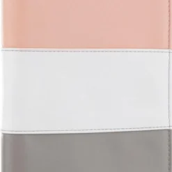 Gloednieuw ⭐ Navaris Documenthouder Met Rits - Opbergtasje Voor Reispapieren En Medische Documenten - Multifunctioneel Mapje - Organizer - Roze/Wit/Grijs ????