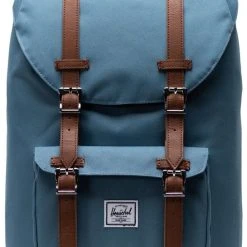 Aanbiedingen ???? Herschel Little America Mid-Volume - Bluestone / Rrugzak Met 17L Opbergvolume - 13" Fleece-gevoerd Laptopvak - Magnetische Sluiting / Met Levenslange Fabrieksgarantie / Limited Lifetime Warranty / Blauw ????