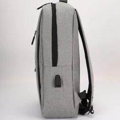 Beste Verkoop ❤️ Dailyibed - 1981 - Rugzak - Schooltas - Laptoptas - Usb Poort - Grijs ???? -New Rebels shop 541x840 6