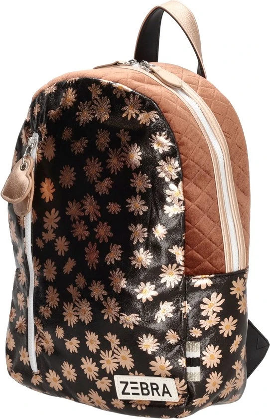 Goedkoop ???? Zebra Trends Zebra Rugzak Flowers Brown Gold Rugtas + Armbandje ✔️ 4 Goedkoop ???? Zebra Trends Zebra Rugzak Flowers Brown Gold Rugtas + Armbandje ✔️ - Afbeelding 2