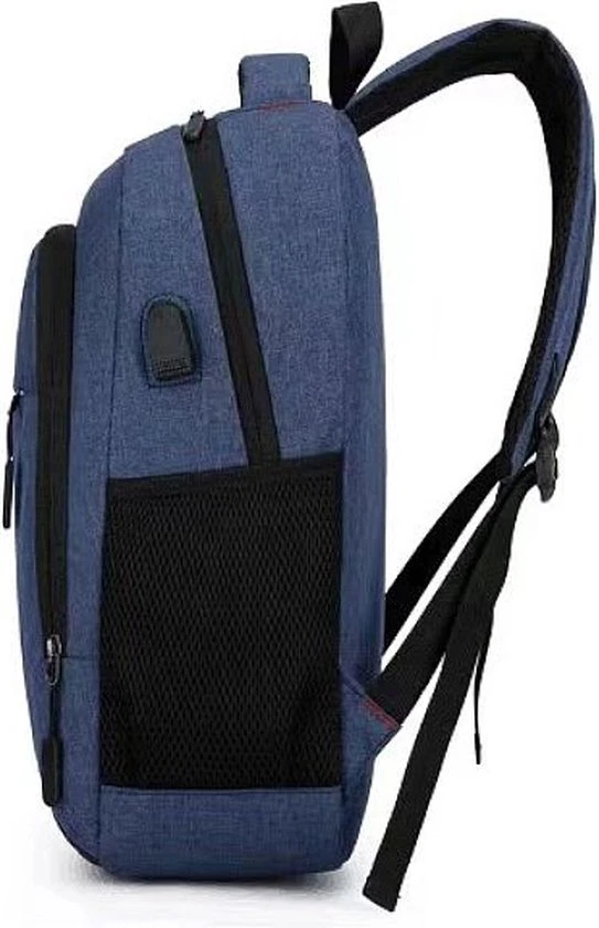 Nieuw ???? High Five ???? Backpack Stevig Robuust En Comfortabel Waterafstotend Blauw ???? 4 Nieuw ???? High Five ???? Backpack Stevig Robuust En Comfortabel Waterafstotend Blauw ???? - Afbeelding 2