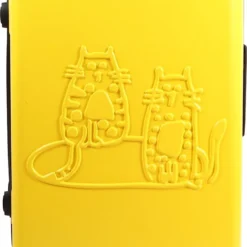 Hete verkoop ⭐ Biggdesign Cats Koffer - Ruimbagage Reiskoffer - Geel - Medium ✔️ -New Rebels shop 544x840 1