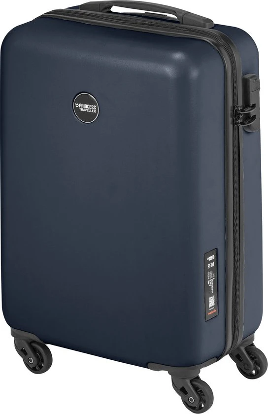 Beste Verkoop ???? Princess Traveller PT01 - ???? Handbagage Koffer - Platinum Navy - S - 55cm ⌛ 4 Beste Verkoop ???? Princess Traveller PT01 - ???? Handbagage Koffer - Platinum Navy - S - 55cm ⌛ - Afbeelding 2