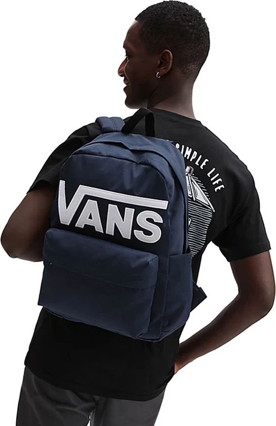 Flash-uitverkoop ???? Vans Old Skool Drop Rugzak ???? Dress Blues ???? 4 Flash-uitverkoop ???? Vans Old Skool Drop Rugzak ???? Dress Blues ???? - Afbeelding 2