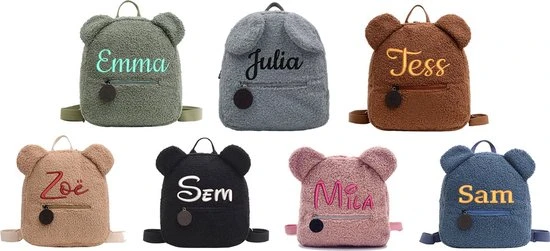 Top 10 ???? Merkloos Rugtas Teddy Zwart / Geborduurd Met Naam / 7 Verschillende Kleuren Gepersonaliseerd / Teddy Rugzak Kids / Schooltas Met Naam / Tas / Kinderen / Peuter / Kleuter / Teddy Bag / Kind En Baby ???? 9 Top 10 ???? Merkloos Rugtas Teddy Zwart / Geborduurd Met Naam / 7 Verschillende Kleuren Gepersonaliseerd / Teddy Rugzak Kids / Schooltas Met Naam / Tas / Kinderen / Peuter / Kleuter / Teddy Bag / Kind En Baby ???? - Afbeelding 7