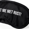 Beste Verkoop ???? Merkloos Slaapmasker Laat Me Met Rust! - Met Elastische Band - Vrouwen - Mannen - Microvezel - Zwart ⌛ -New Rebels shop 550x289