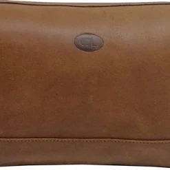 Nieuw ???? Castillo Dunmore Leren Toilettas - Cognac ????