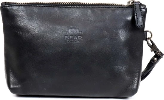 Flash-uitverkoop ???? Bear Design Leren Make Up Tasje / Etui Zwart ???? 5 Flash-uitverkoop ???? Bear Design Leren Make Up Tasje / Etui Zwart ???? - Afbeelding 3