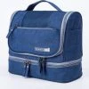 Beste Pirce ✨ Rainbecom Toilettassen - Beautycases - Toilettas Met Haak - Reis Organizer - Navy Blauw ????