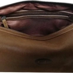 Nieuw ???? Castillo Dunmore Leren Toilettas - Cognac ???? -New Rebels shop 550x342