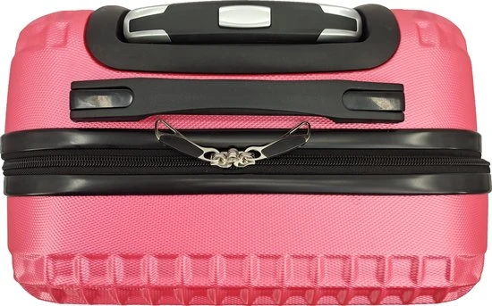 Beste Pirce ✔️ SB Travelbags ???? Handbagage Koffer 51cm 4 Wielen Trolley - Roze ???? 9 Beste Pirce ✔️ SB Travelbags ???? Handbagage Koffer 51cm 4 Wielen Trolley - Roze ???? - Afbeelding 7