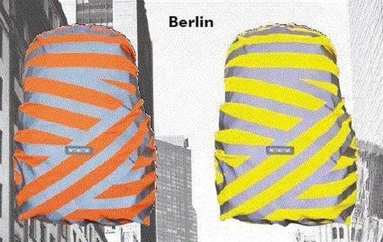 Uitgang ???? Wowow Bag Cover Berlin - Waterdichte Regencover Rugzak - Boekentas Met Reflectie - 25L ???? 5 Uitgang ???? Wowow Bag Cover Berlin - Waterdichte Regencover Rugzak - Boekentas Met Reflectie - 25L ???? - Afbeelding 3