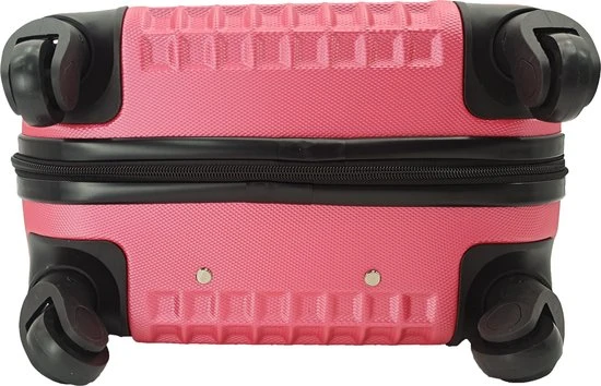 Beste Pirce ✔️ SB Travelbags ???? Handbagage Koffer 51cm 4 Wielen Trolley - Roze ???? 7 Beste Pirce ✔️ SB Travelbags ???? Handbagage Koffer 51cm 4 Wielen Trolley - Roze ???? - Afbeelding 5
