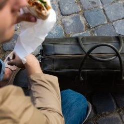 Kopen ???? Negotia Leather NEGOTIA Delta - Leren Weekendtas - Leren Reistas - Duffel Bag - 100% Luxe Top-Grain Leer - Groen ???? -New Rebels shop 550x366 16