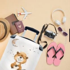 Kopen ???? MuchoWow® Koffer - Quotes - Be Happy - Spreuken - Kinderen - Jongens - Meisjes - Kind - Past Binnen 55x40x20 Cm En 55x35x25 Cm - ???? Handbagage - Trolley - Fotokoffer - Cabin Size - Print ???? -New Rebels shop 550x366 78