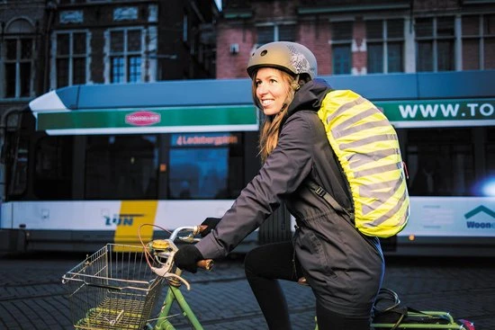 Uitgang ???? Wowow Bag Cover Berlin - Waterdichte Regencover Rugzak - Boekentas Met Reflectie - 25L ???? 4 Uitgang ???? Wowow Bag Cover Berlin - Waterdichte Regencover Rugzak - Boekentas Met Reflectie - 25L ???? - Afbeelding 2