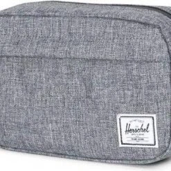 Kopen ✔️ Herschel Chapter - Raven Crosshatch / Handige Toilettas Met 5L Opbergvolume, Waterdichte Rits & Handig Opbergvak Binnenin - Toiletzak/make-up Zak / Met Levenslange Fabrieksgarantie / Limited Lifetime Warranty / Grijs ???? -New Rebels shop 550x368 9