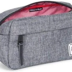 Kopen ✔️ Herschel Chapter - Raven Crosshatch / Handige Toilettas Met 5L Opbergvolume, Waterdichte Rits & Handig Opbergvak Binnenin - Toiletzak/make-up Zak / Met Levenslange Fabrieksgarantie / Limited Lifetime Warranty / Grijs ???? -New Rebels shop 550x375 3