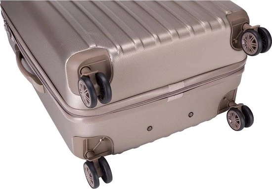 Groothandel ???? Decent Harde Koffer Tranporto 66 - Champagne ✨ 14 Groothandel ???? Decent Harde Koffer Tranporto 66 - Champagne ✨ - Afbeelding 12