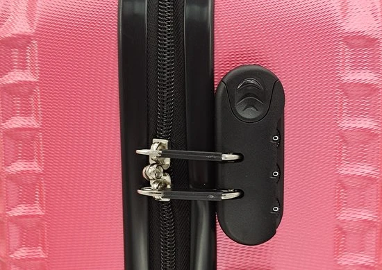 Beste Pirce ✔️ SB Travelbags ???? Handbagage Koffer 51cm 4 Wielen Trolley - Roze ???? 12 Beste Pirce ✔️ SB Travelbags ???? Handbagage Koffer 51cm 4 Wielen Trolley - Roze ???? - Afbeelding 10