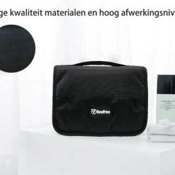 Coupon ❤️ Beefree Toilettas | Zwart | Koffer Organizer | Opgeruimde Koffer | Make-up Tasje | Zwart ???? -New Rebels shop 550x390