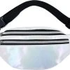 Gloednieuw ???? Merkloos Heuptas Glitter - Fanny Pack - Buideltasje - Heuptasje Dames - Festival Tasje - Kunststof - 22 X 12 Cm - Wit ???? -New Rebels shop 550x394 3