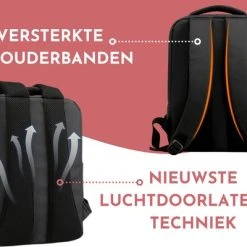 Korting ???? Ticaba Jones - Waterafstotende Laptop Rugzak Inclusief Usb Oplaadstation - 14 T/m 15,6 Inch - Rugtas Voor Dames En Heren - Zwart ❤️ -New Rebels shop 550x400 2