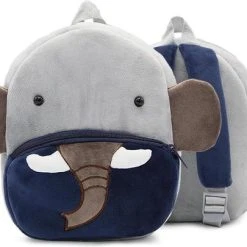 Flash-uitverkoop ???? KAKOO Olifant ???? Backpack - O-zo-leuke Olifant - Peuter Rugtas – Rugzak Schooltas Voor Peuters/Kleuters – Jongens En Meisjes ????